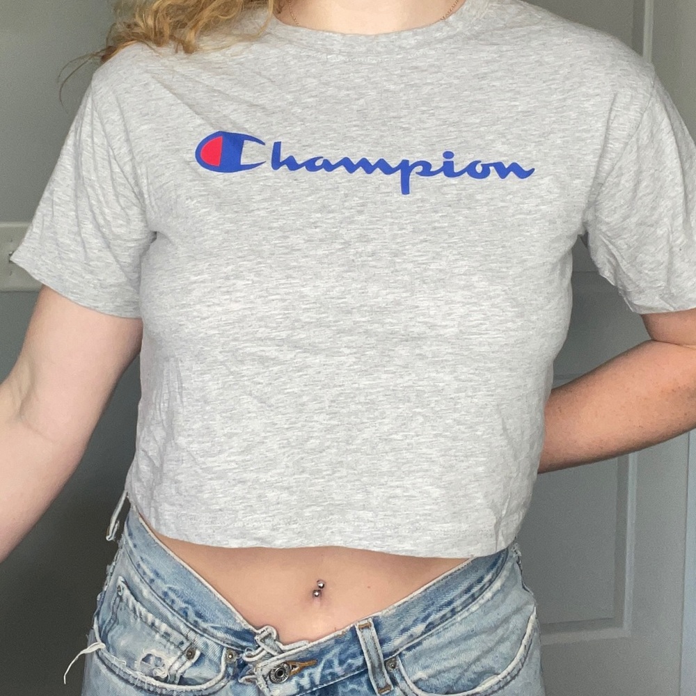Grey Champion Cropped T